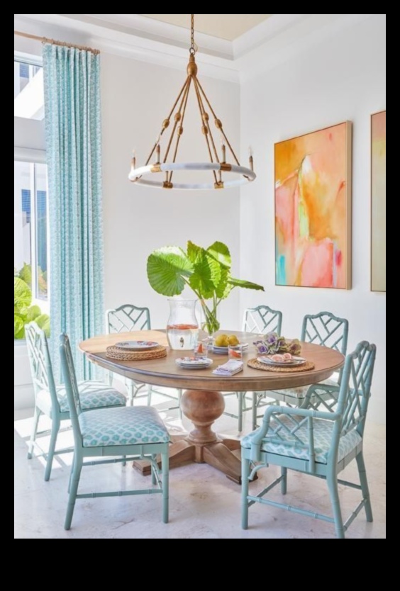 Piekrastes ēdamistabas dekors Beachy Vibes