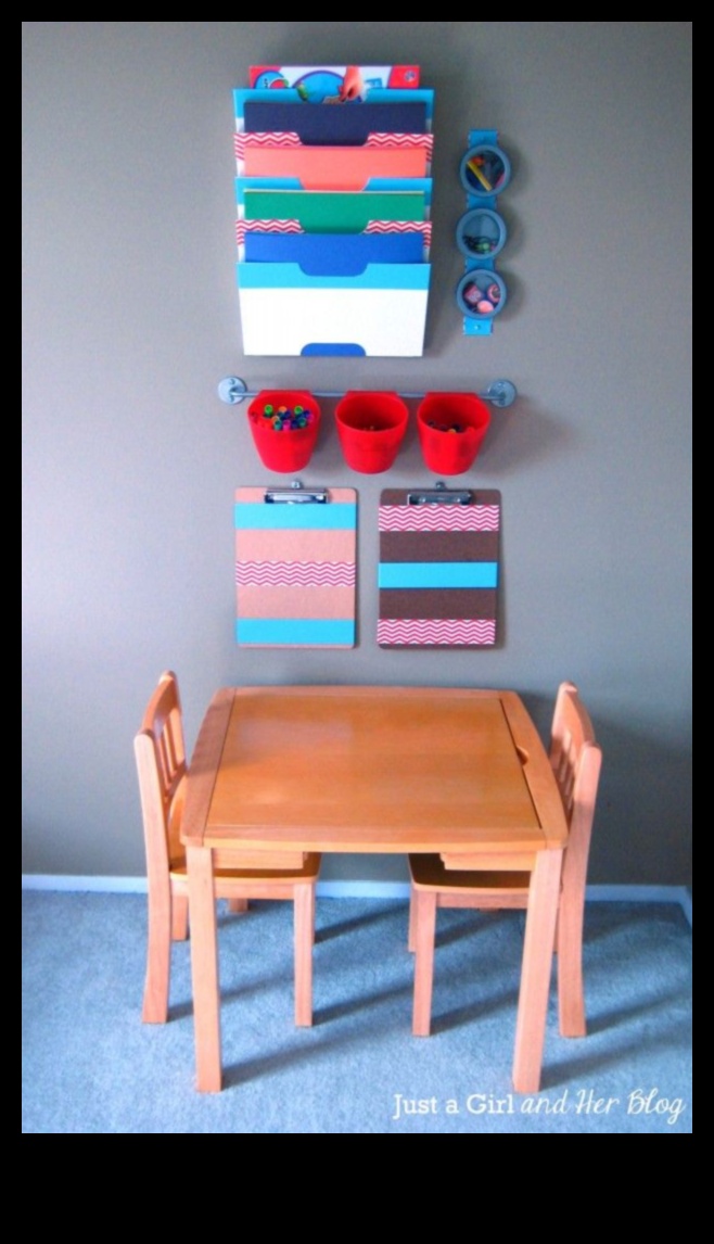 Bērnu rokdarbu stūrītis: radoša telpa mazajiem amatniekiem