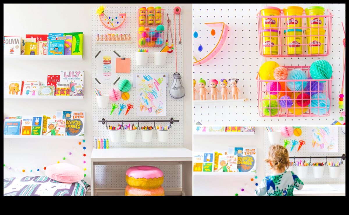 Bērnu rokdarbu stūrītis: radoša telpa mazajiem amatniekiem