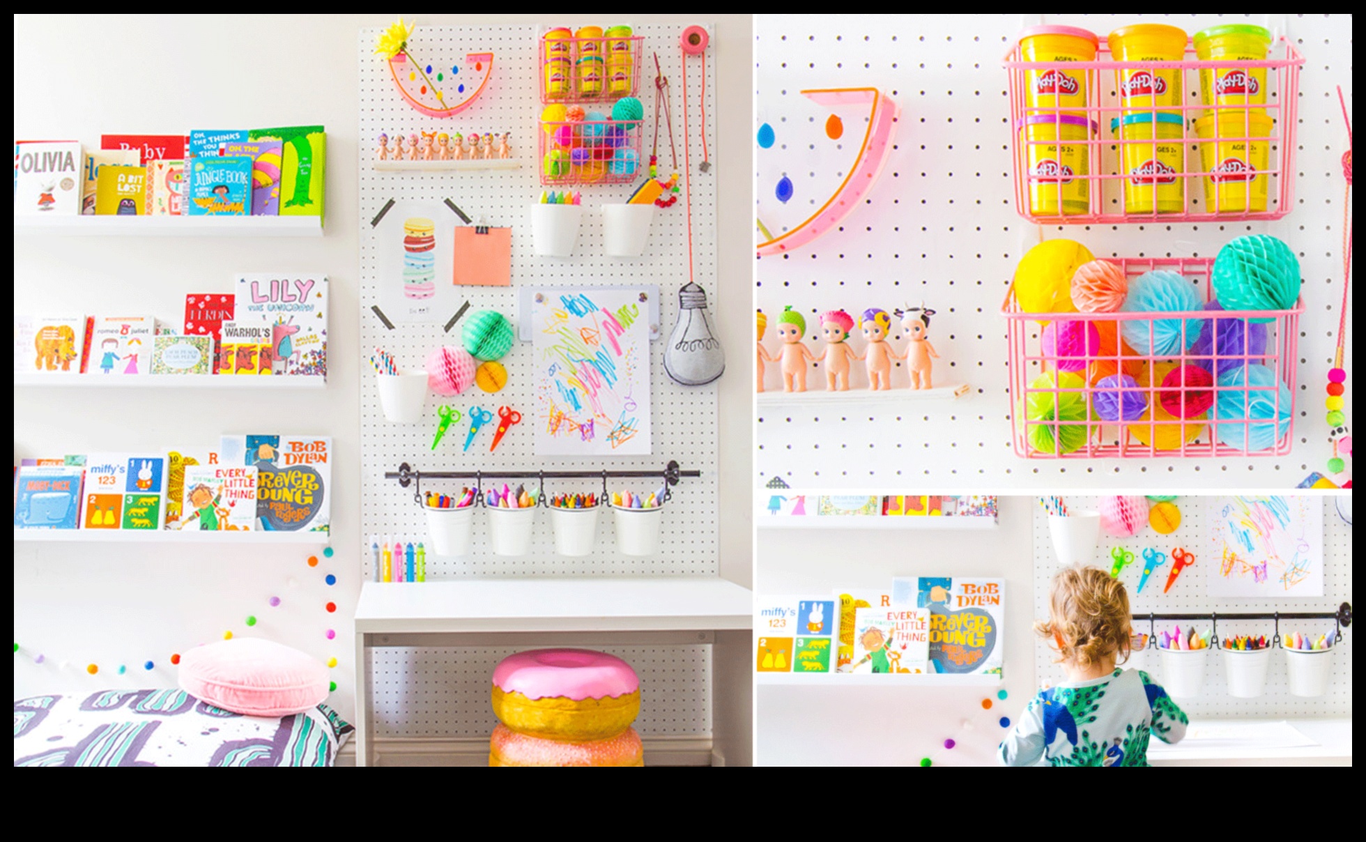 Bērnu rokdarbu stūrītis: radoša telpa mazajiem amatniekiem