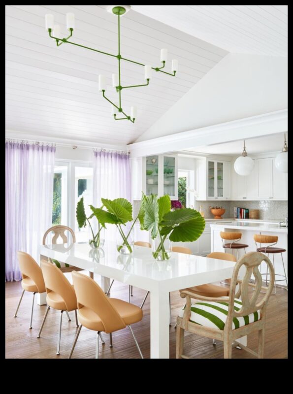 Piekrastes ēdamistabas dekors Beachy Vibes